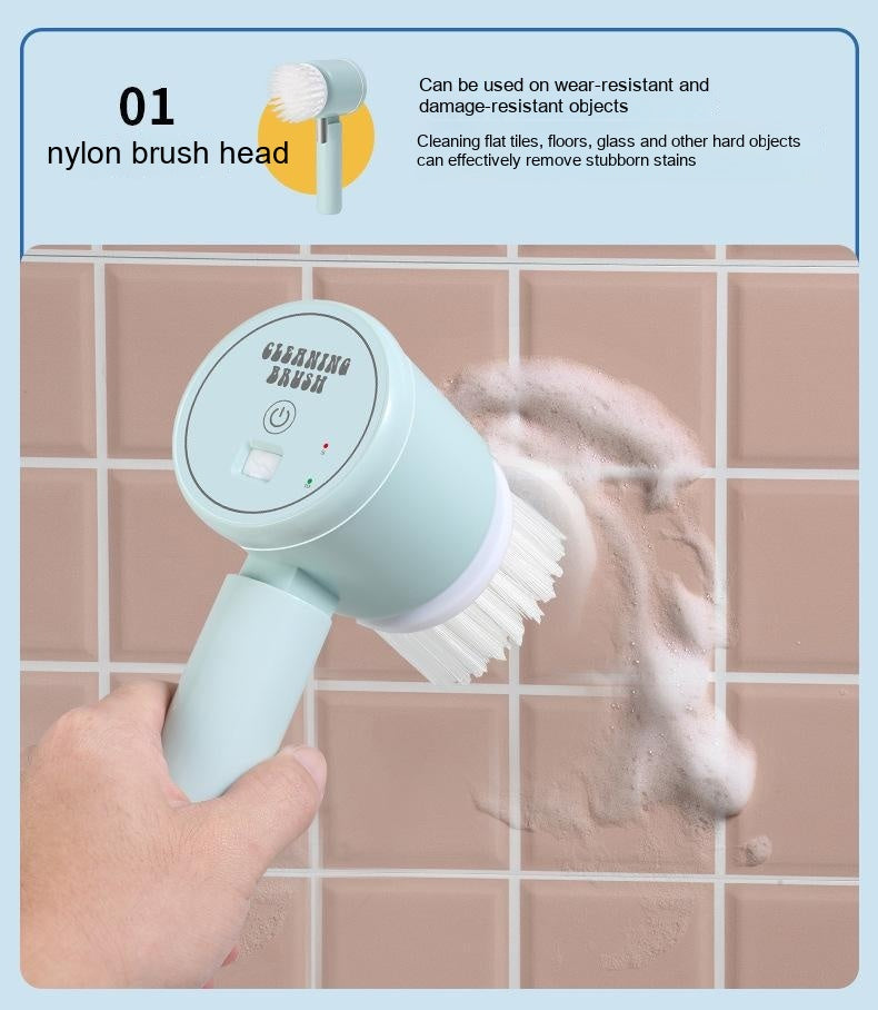 Handheld Multifunctional Electric Floor Cleaning Brush